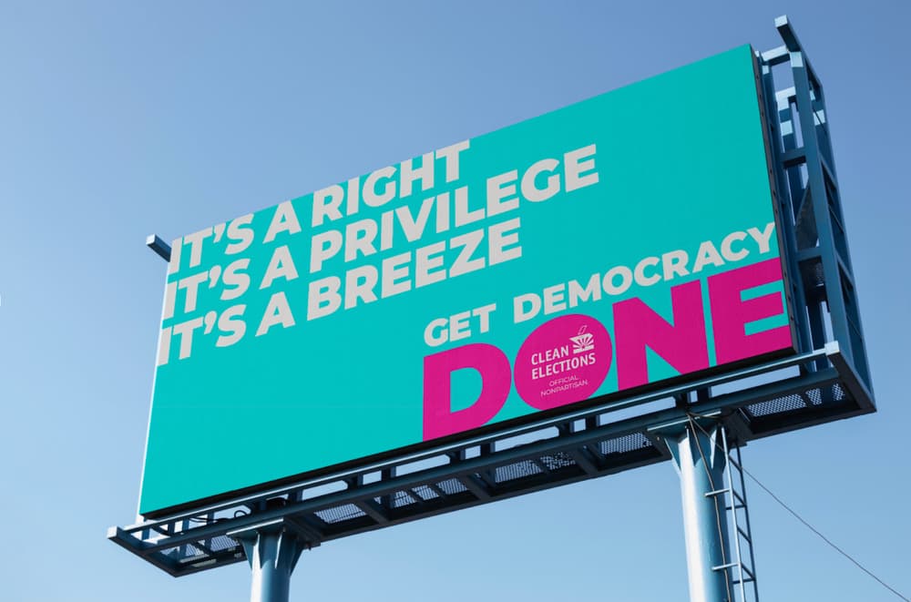 Clean Elections 2024 digital campaign ad — second execution